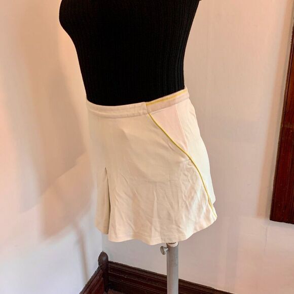 VTG 90 2000s y2k PRADA Skirt Tennis Golf Activewear Mini Pleated Logo Fitness - Picture 11 of 16